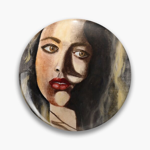 Item preview, Young Woman Portrait Watercolor Art by Helen Berk designed and sold by HelenBerkArt.