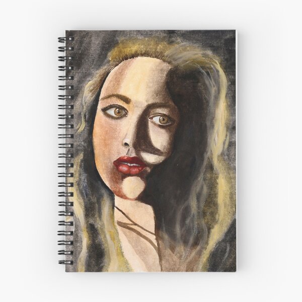 Item preview, Young Woman Portrait Watercolor Art by Helen Berk designed and sold by HelenBerkArt.