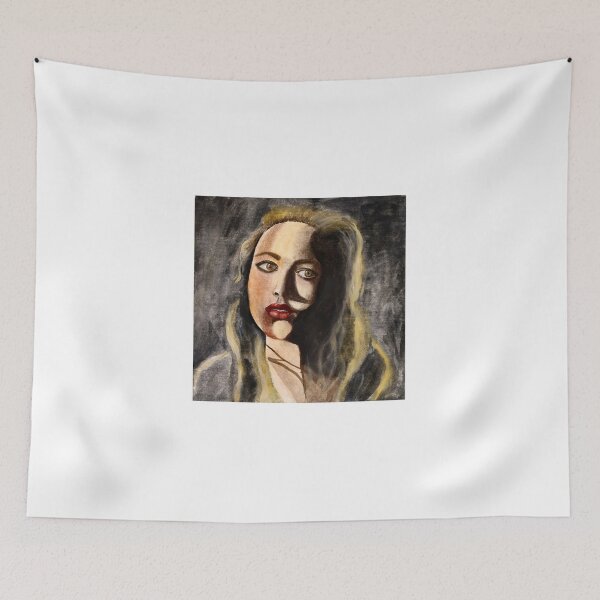 Item preview, Young Woman Portrait Watercolor Art by Helen Berk designed and sold by HelenBerkArt.