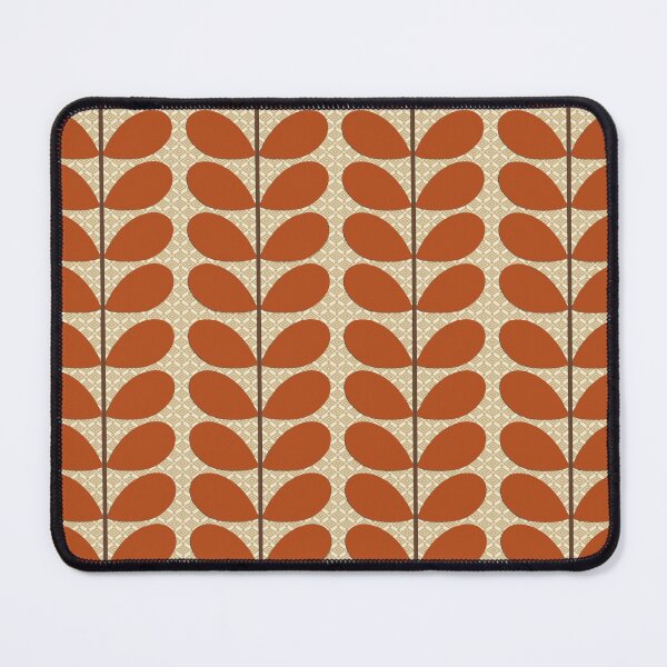 Item preview, Mid Century Danish Leaves, Rust Brown and Beige designed and sold by Marymarice.