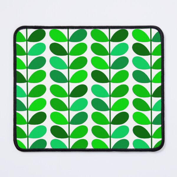 Item preview, Mid Century Danish Leaves, Emerald and Lime Green designed and sold by Marymarice.
