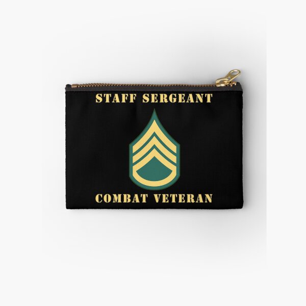 Item preview, Army - Staff Sergeant - SSG - Combat Veteran designed and sold by Military Insignia Products.
