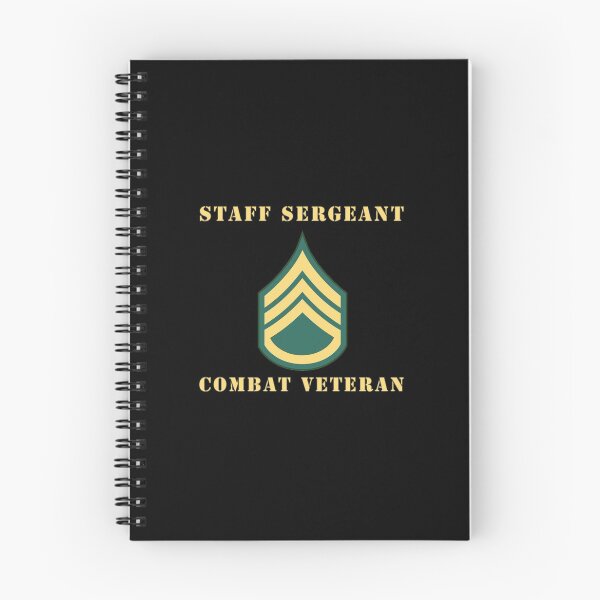 Item preview, Army - Staff Sergeant - SSG - Combat Veteran designed and sold by Military Insignia Products.