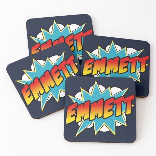 Item preview, Boys Emmett Name Comic Book Superhero designed and sold by Rixta82.