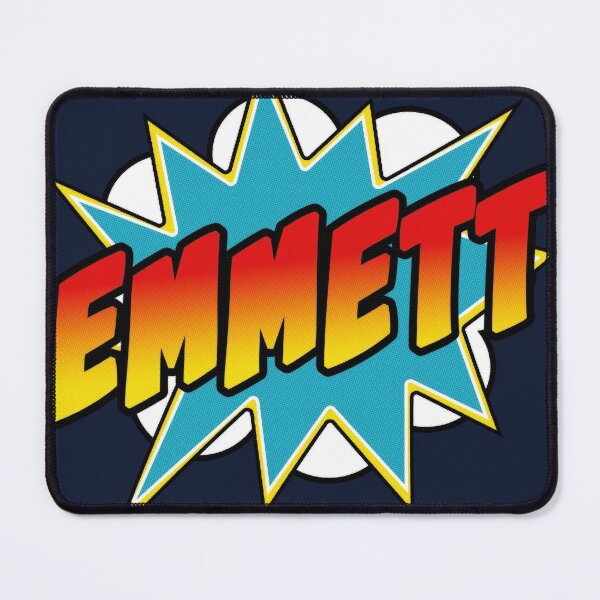Item preview, Boys Emmett Name Comic Book Superhero designed and sold by Rixta82.