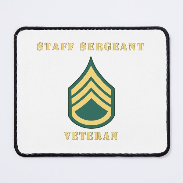 Item preview, Army - Staff Sergeant - SSG - Veteran designed and sold by Military Insignia Products.