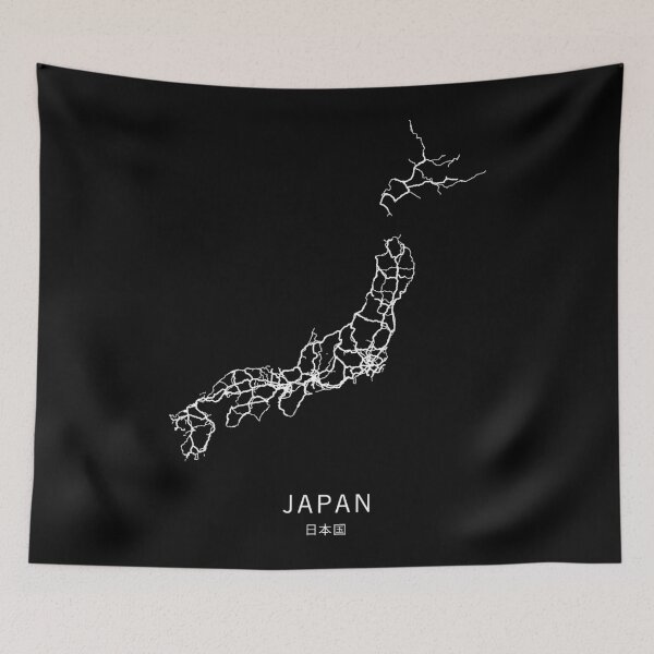 Item preview, Japan Road Map designed and sold by clarkstpress.