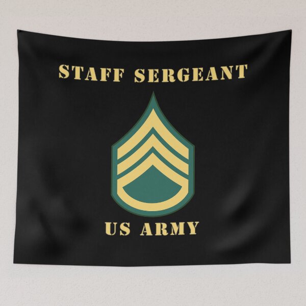 Item preview, Army - Staff Sergeant - SSG designed and sold by Military Insignia Products.