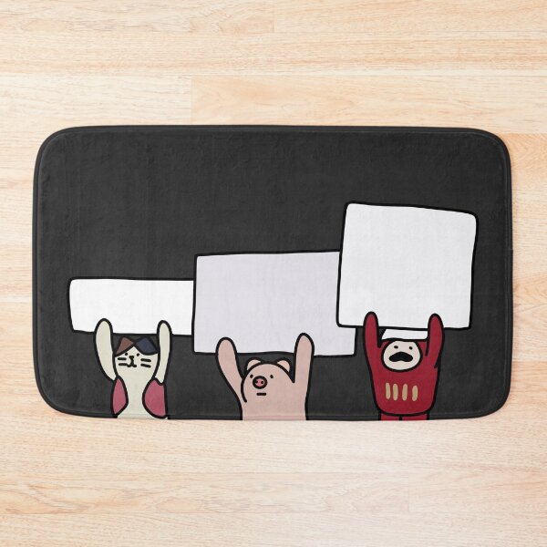 Item preview, Animal holding note designed and sold by Bella510.
