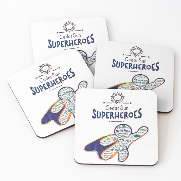 Item preview, CedarSun Superheroes: Geometric  designed and sold by 917CedarSchool.