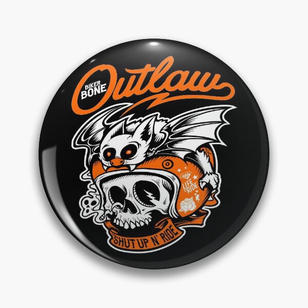 Item preview, Skull Art  Digital Style Biker Outlaw Skull designed and sold by AEGMEDIA.