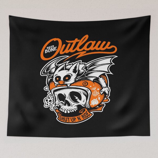 Item preview, Skull Art  Digital Style Biker Outlaw Skull designed and sold by AEGMEDIA.