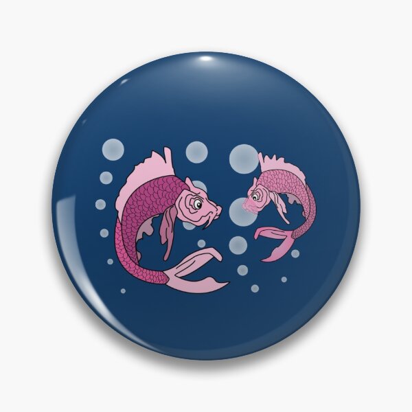Item preview, Pink Mum and daughter fishes, a little family meeting   designed and sold by Albertinimeyer.