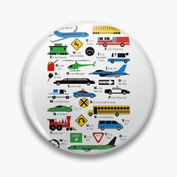 Item preview, Planes, Trains, and Automobiles Alphabet Shirt   designed and sold by EMarlon2.