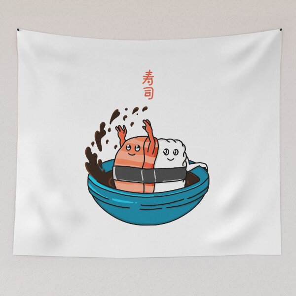 Item preview, Have Fun Salmon Sushi designed and sold by Kimprut.