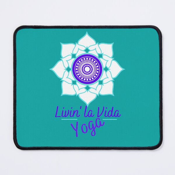 Item preview, Livin' la Vida Yoga (  Teal/ blue, funny) designed and sold by WithAngela.
