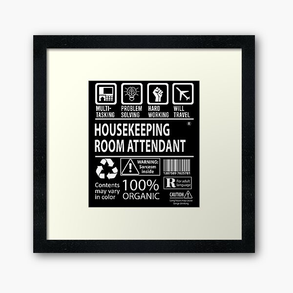Item preview, Housekeeping Room Attendant T Shirt - MultiTasking Certified Job Gift Item Tee designed and sold by killingworthhi.