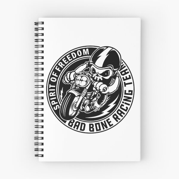 Item preview, Skull Art  Digital style Spirit Of Freedom Bad Bone Racing Team  designed and sold by AEGMEDIA.