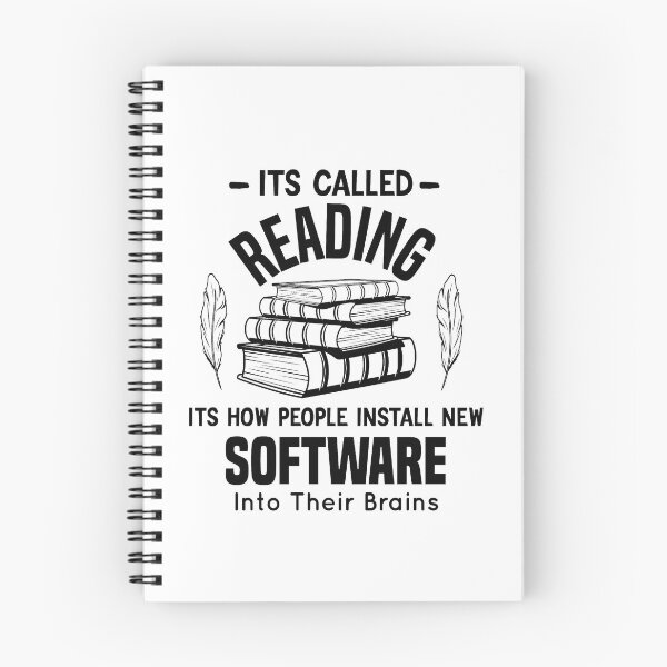 Item preview, Its Called Reading Its How People Install New Software Into Their Brains designed and sold by ONMON.