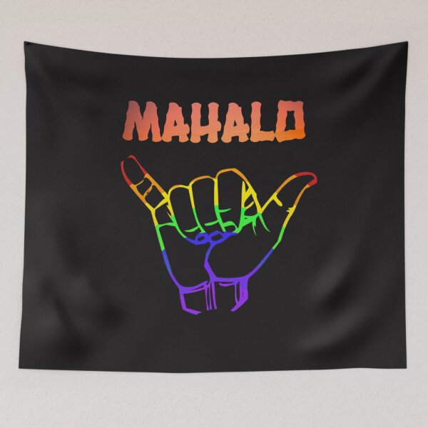 Item preview, Mahalo Hawaiian Thank You Hand Signal designed and sold by TastySpace.