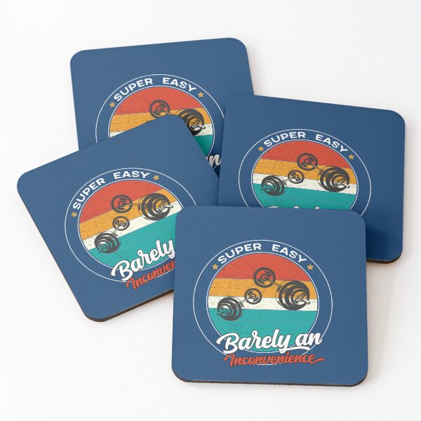 Item preview, super easy barely an inconvenience Funny Workout Gifts   designed and sold by Albertinimeyer.