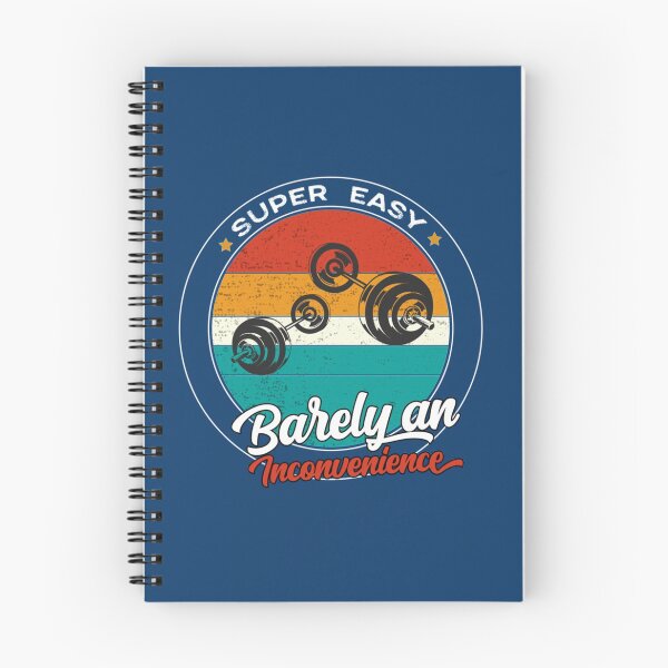Item preview, super easy barely an inconvenience Funny Workout Gifts   designed and sold by Albertinimeyer.