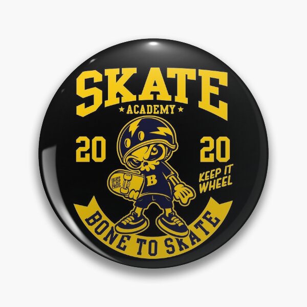 Item preview, Skull Art  Digital Style Bone Skate Skull designed and sold by AEGMEDIA.
