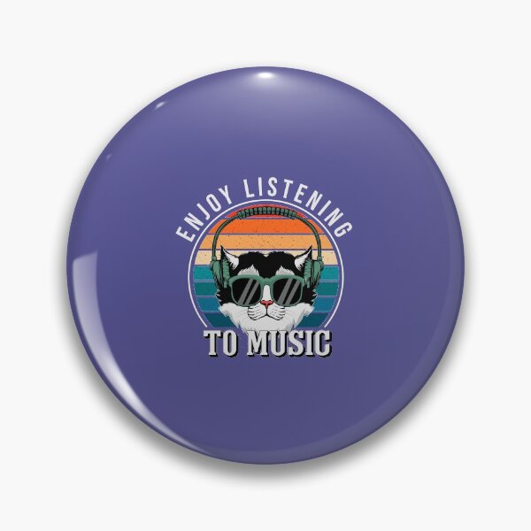 Item preview, Cat Enjoy Listening to Music designed and sold by lifecareful.