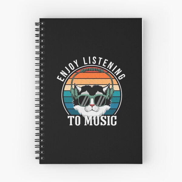 Item preview, Cat Enjoy Listening to Music designed and sold by lifecareful.