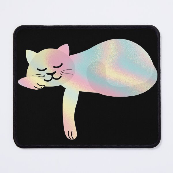 Item preview, Holographic Catnap | Gift Ideas | Aesthetic Cat | Hologram designed and sold by Fluffy-Vectors.