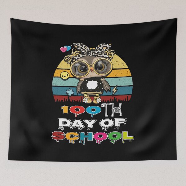 Item preview, 100th Day of School Owl designed and sold by worldmodi.