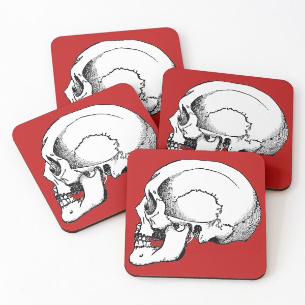 Item preview, Vintage Skull Profile designed and sold by Pixelchicken.