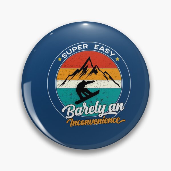 Item preview, Super easy barely an inconvenience Vintage Sunset snowboard Gift  For Snowboarders   designed and sold by Albertinimeyer.