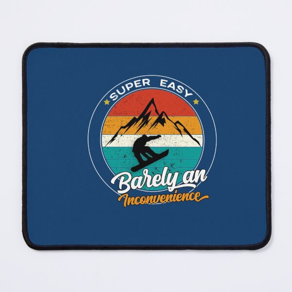 Item preview, Super easy barely an inconvenience Vintage Sunset snowboard Gift For Snowboarders designed and sold by Albertinimeyer.