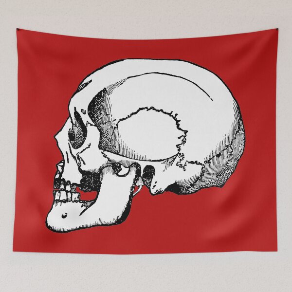 Item preview, Vintage Skull Profile designed and sold by Pixelchicken.
