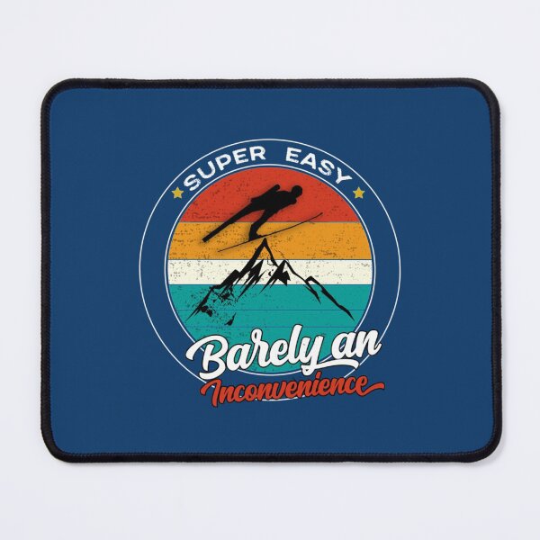 Item preview, Vintage Sunset Skiing Gift Super easy barely an inconvenience designed and sold by Albertinimeyer.