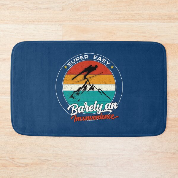 Item preview, Vintage Sunset Skiing Gift Super easy barely an inconvenience    designed and sold by Albertinimeyer.