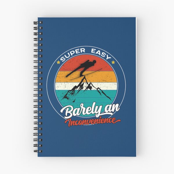 Item preview, Vintage Sunset Skiing Gift Super easy barely an inconvenience    designed and sold by Albertinimeyer.
