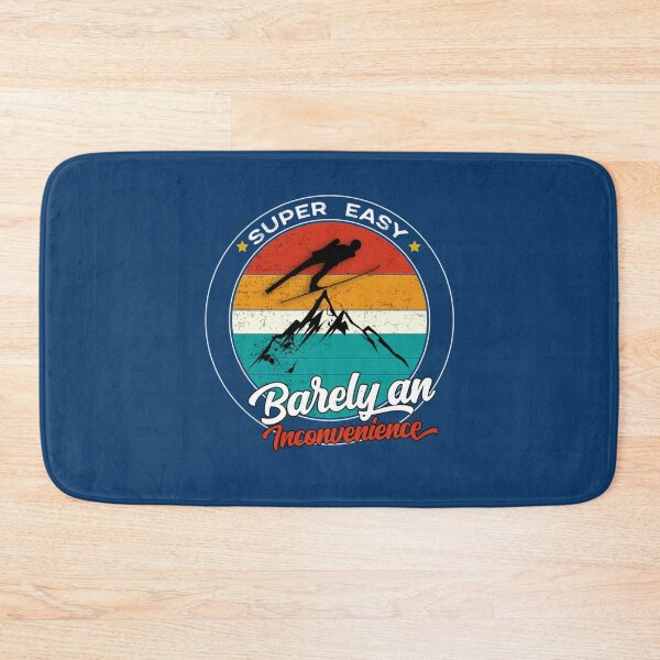 Item preview, Vintage Sunset Skiing Gift Super easy barely an inconvenience    designed and sold by Albertinimeyer.