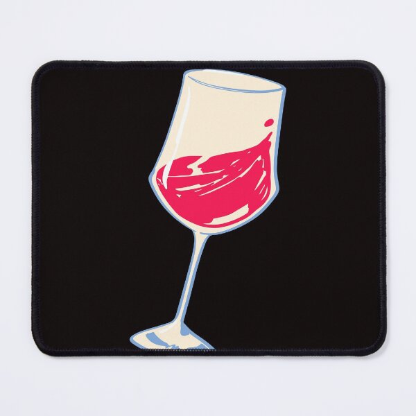 Item preview, glass of wine designed and sold by artbyrosse.