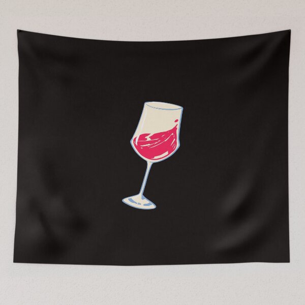 Item preview, glass of wine designed and sold by artbyrosse.