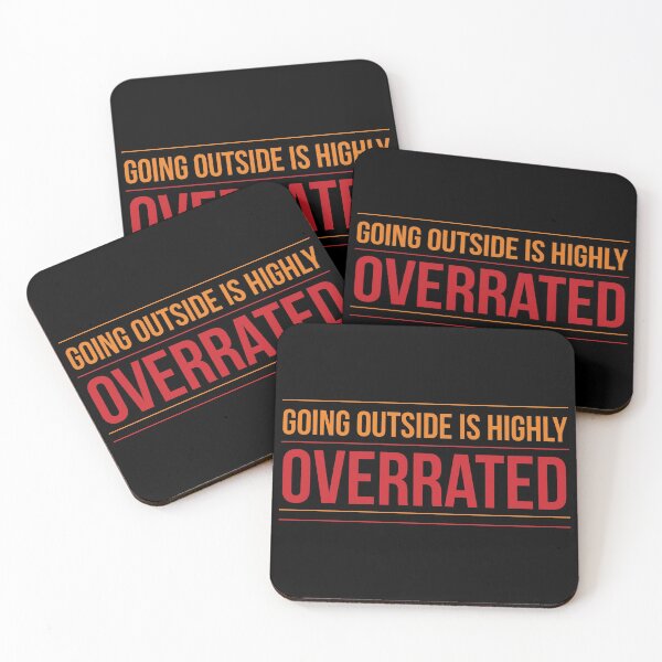 Item preview, Going Outside Is Highly Overrated designed and sold by Zyphrost ★★★★★ (✔).
