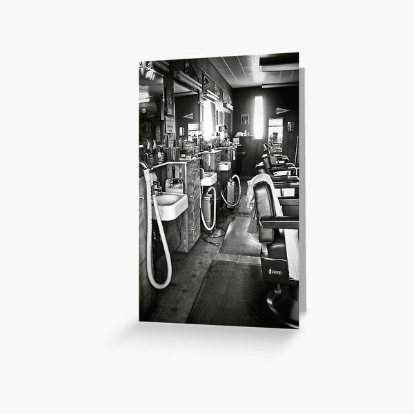barber shop Greeting Card