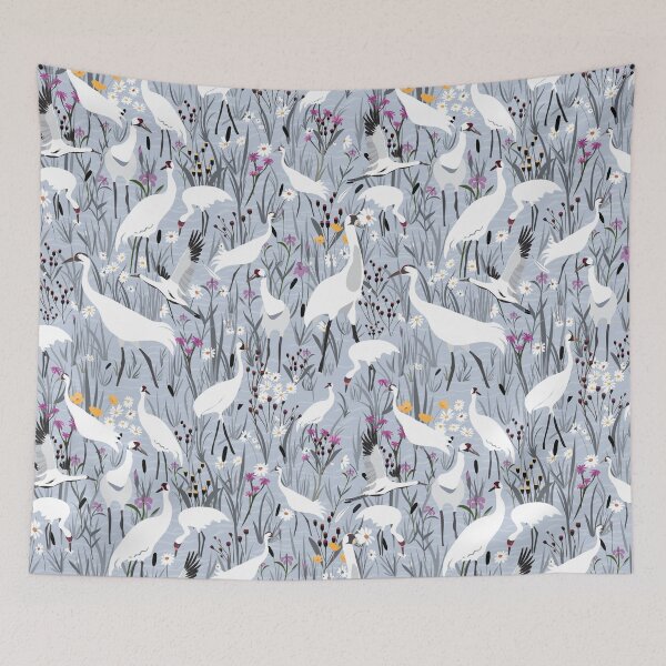 Item preview, Whooping cranes comeback designed and sold by SweetCoolVibes.