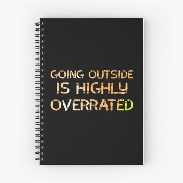 Item preview, Going Outside Is Highly Overrated designed and sold by Zyphrost ★★★★★ (✔).