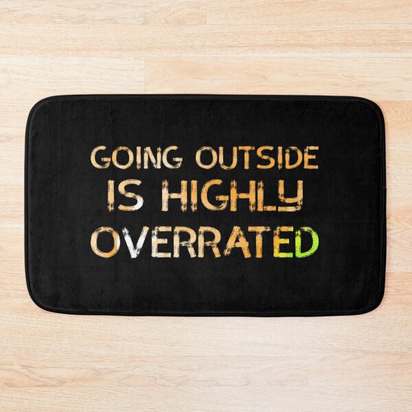 Item preview, Going Outside Is Highly Overrated designed and sold by Zyphrost ★★★★★ (✔).