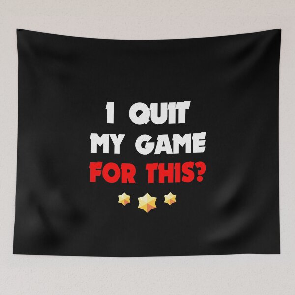 Item preview, I Quit My Game For This? Brawler, B stars designed and sold by KlaraMacinka.