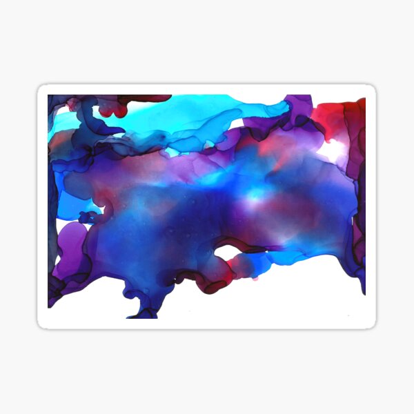 bluish mood Sticker