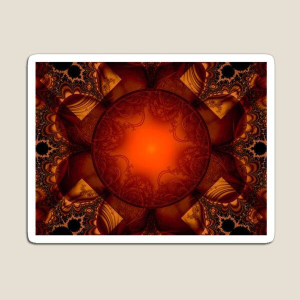 Item preview, Arte fractal de luna roja designed and sold by Fernando Margolles.