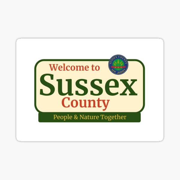 Item preview, Welcome to Sussex County designed and sold by maddieve.